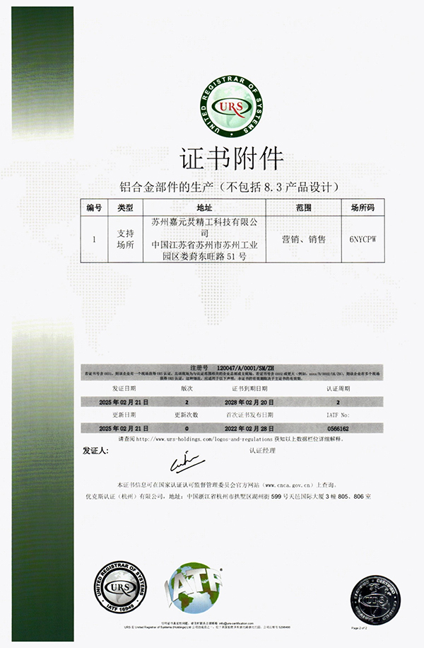 证书附件